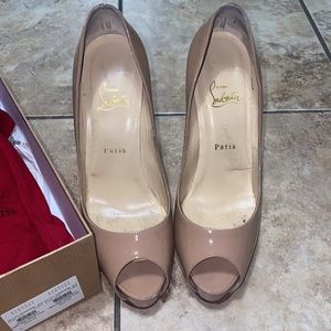 very prive 120 patent nude Christian Louboutin
